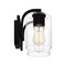 Quoizel Lansdowne 2-Light Matte Black Vanity Light LANS8618MBK - alternate 2